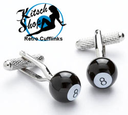 8 Ball Cufflinks