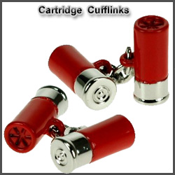 Shot Gun Shell Cufflinks