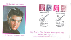 Elvis First Day Cover issued in 1985