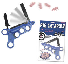 secret santa ideas - Pig Catapult - So pigs can fly!!!!!