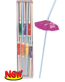 Cocktail Parasol Straws